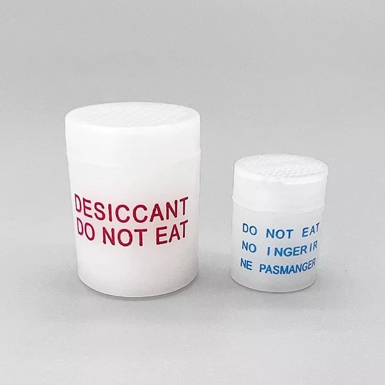 Clearly Food Grade Plastic Jars with Desiccant Wise Dry Silica Gel Super Dry Desiccant Calcium Chloride Superior Desiccant 2g