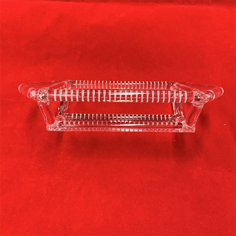 Energía solar resistencia al calor Semiconductor Grado Fused Silica Barco de Cuarzo Portador de obleas con sistema de carga