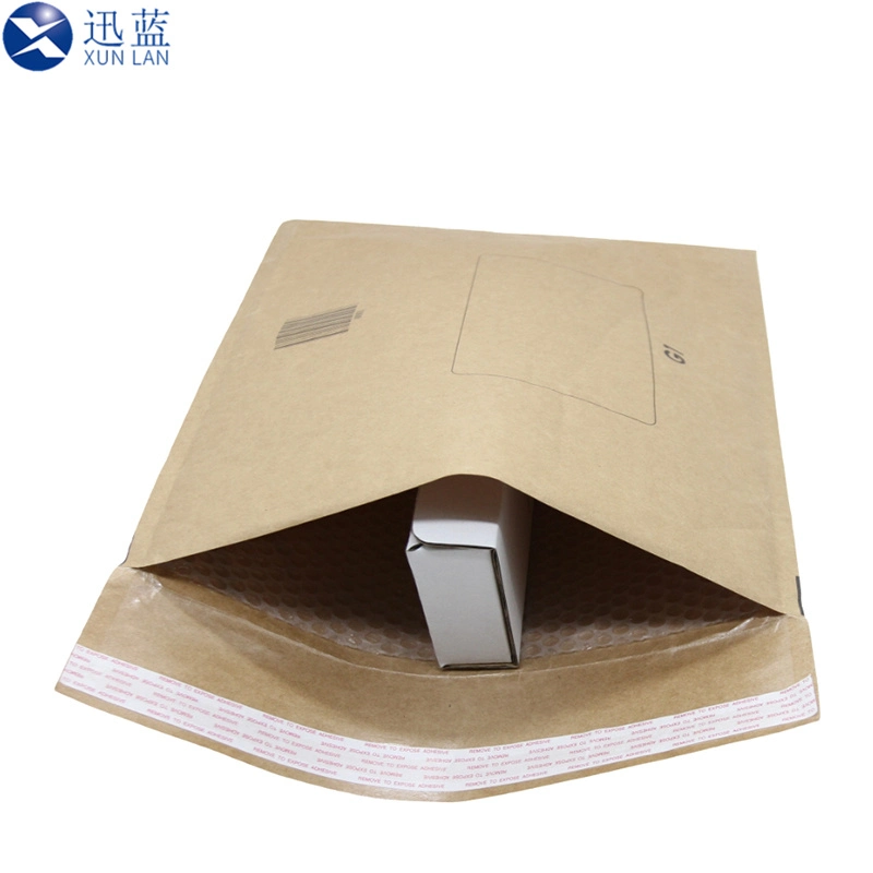 Custom Printing Courier Brown Kraft Paper Padded Mailing Envelopes Packing Clothes