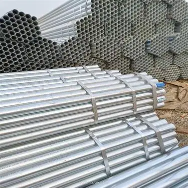 Hot Dipped Galvanized Iron Round Pipe/Galvanized ERW Steel Tubes/Tubular Carbon Steel Pipes for Greenhouse Building Construction