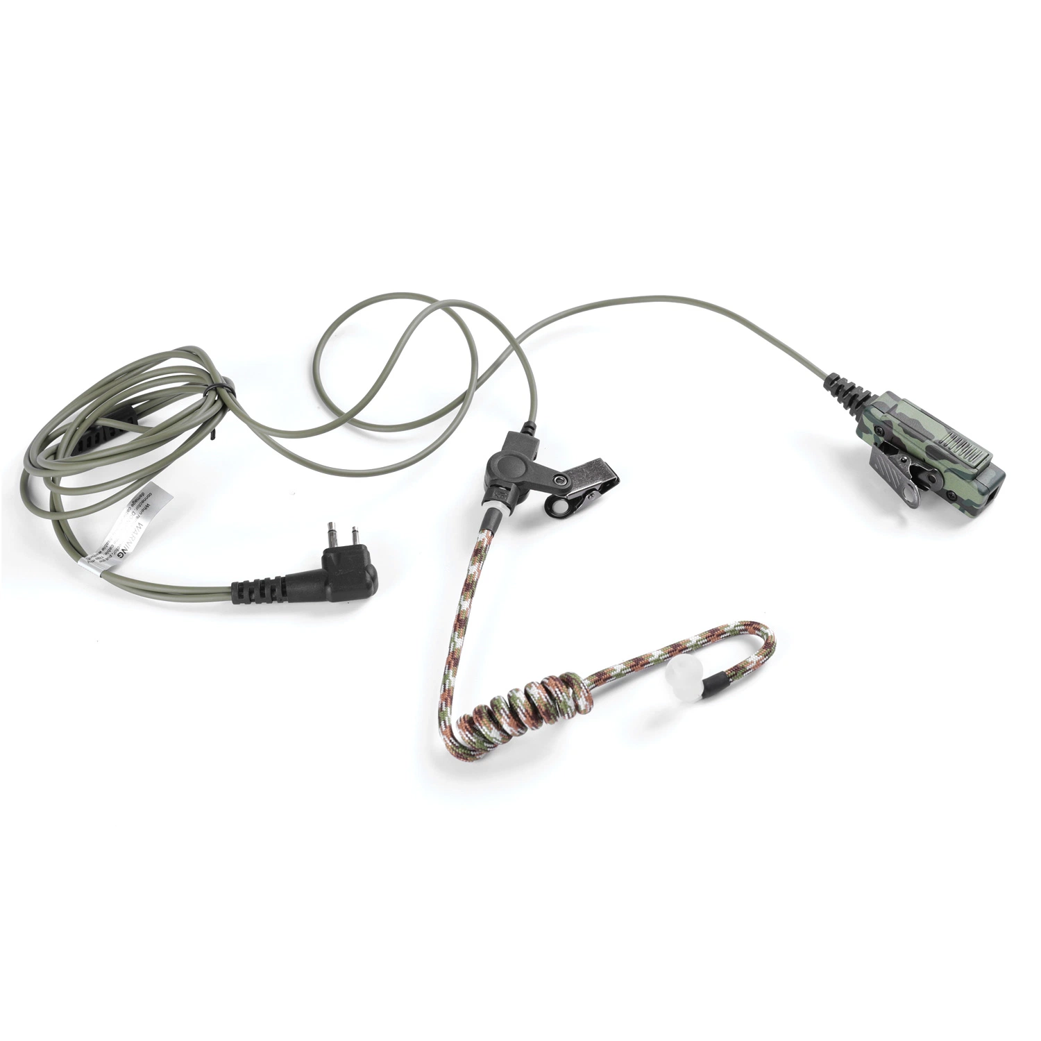 Earpiece with Nylon Acoustic Tube for Kinds of Walkie Talkies