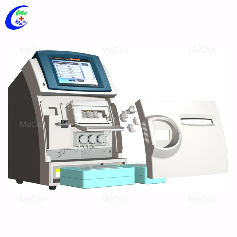 Analyseur d'électrolyte de gaz du sang portable entièrement automatisé médical