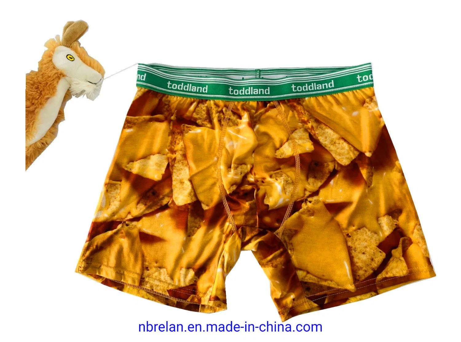 Biscuits Sublimated Print Polyester/Spandex Men's Knit Underpants