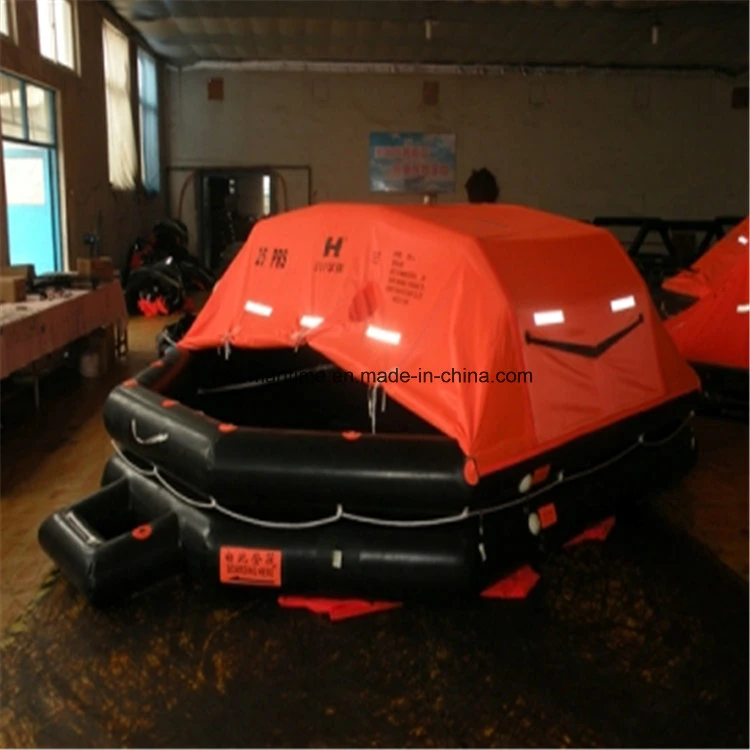 Certificated 4 Manthrow-Overboard Inflatable Liferaft for Sale