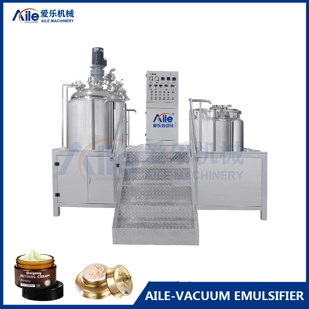 Body Lotion Vacuum Planetary Mixer Cosmetic Cream Vacuum Mixing Machine