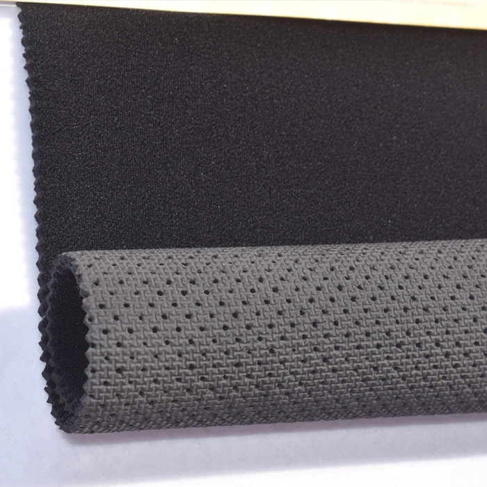 Rutschfestes Sharkskin 3mm Schwarzes Nylon-Gewebe geprägter Cr-Schaum Neopren-Material