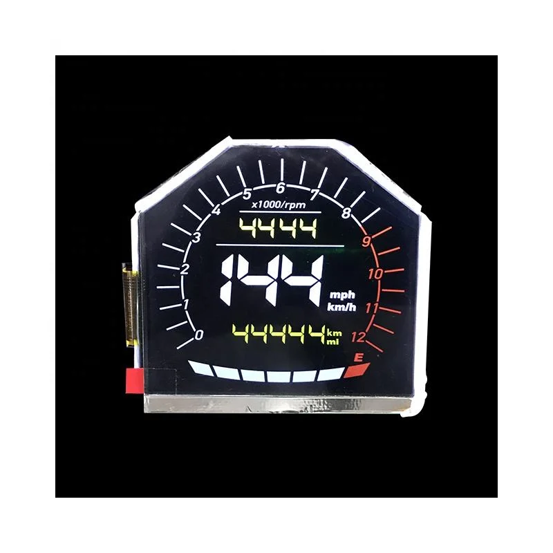 Medidor de velocidad digital de motocicleta Odómetro personalizado segmento Tn \HTN LCD Pantalla