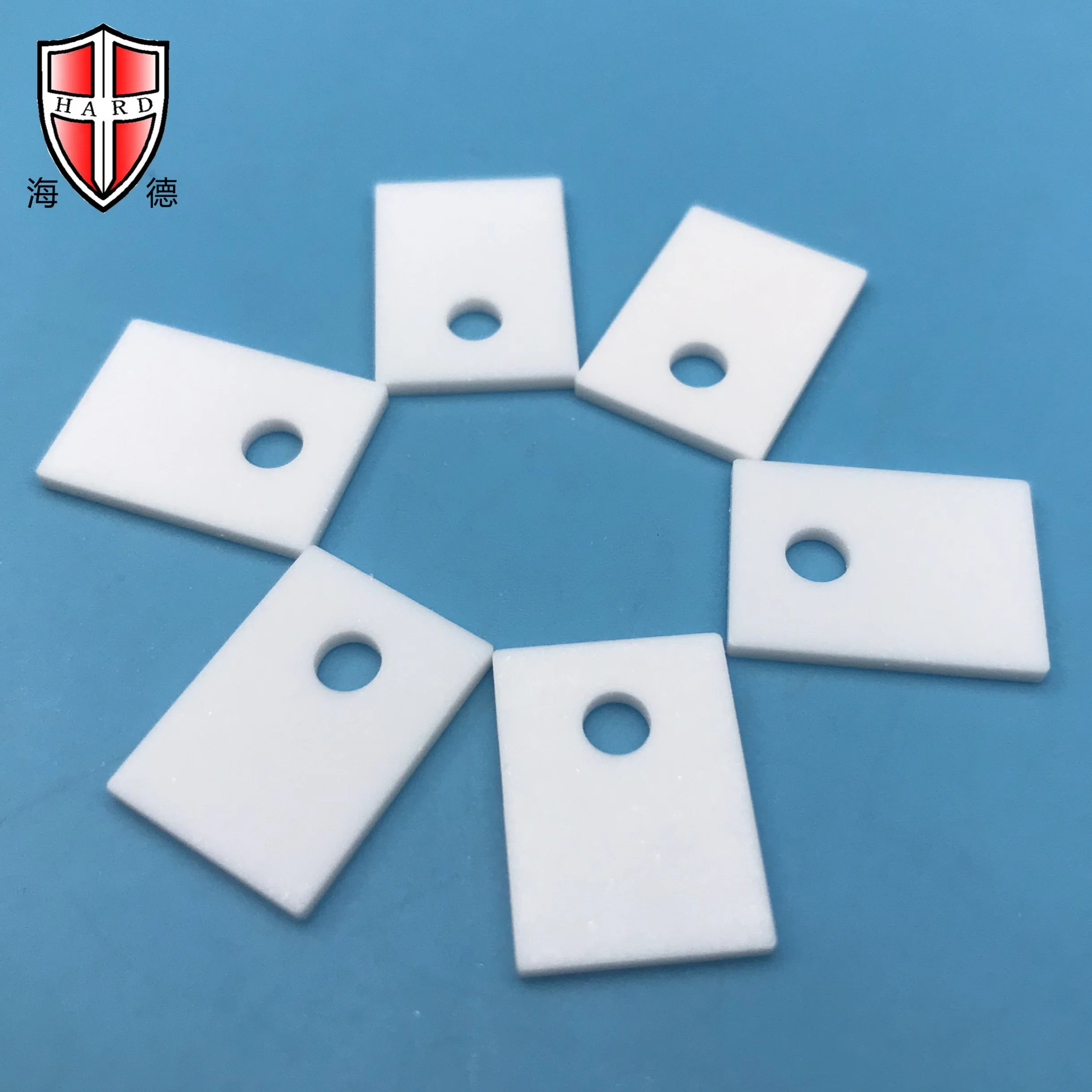 High Purity Coated Machinable Micro Crystal Ceramic Machining Block Parts Spacer