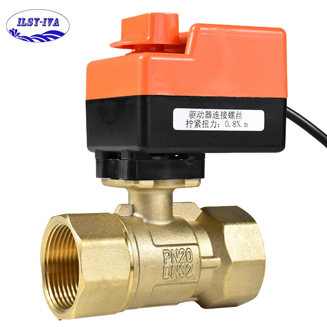 Manual Automatic Integrated Electric Ball Valve 220VAC 24VAC Three-Wire and One-Control