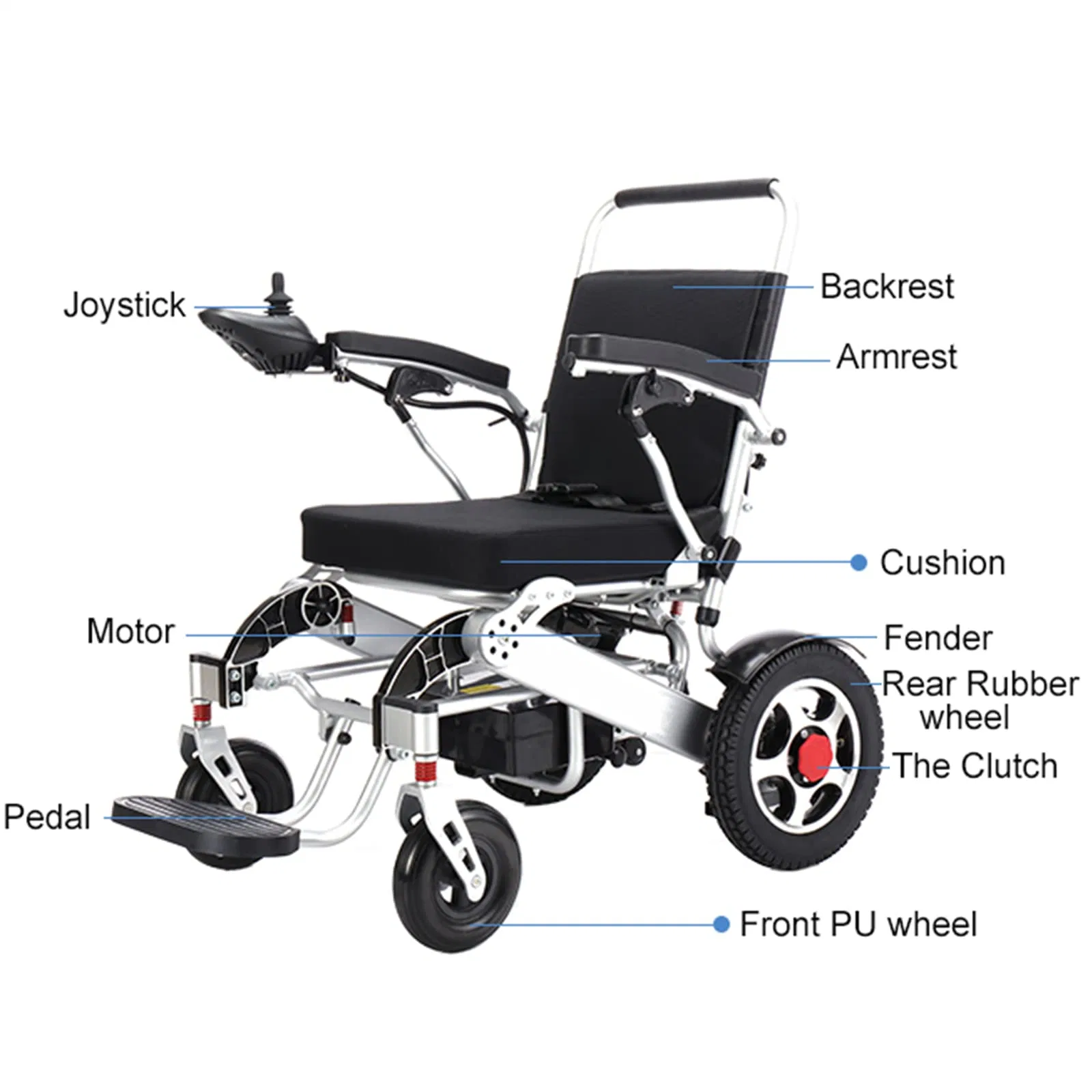 Customized Brother Medical Standard Packing Electric Baby Stroller Wheelchair with ISO