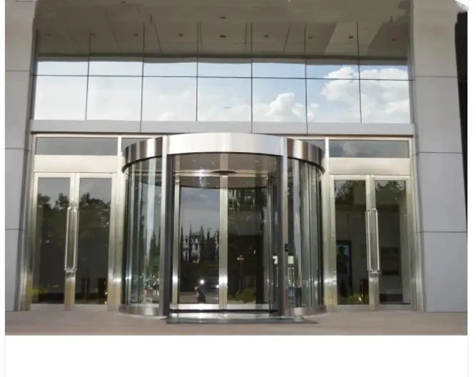 Professional Automatic Revolving 2 Wing 3 Wing Glass Door