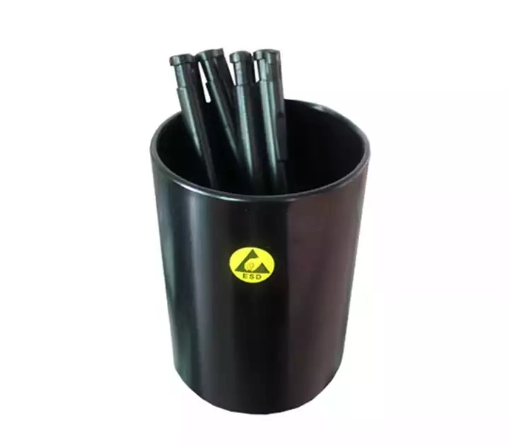 Black Antistatic ESD Pen Holder /Black ESD Office Pen Container/ ESD Pen Stationery