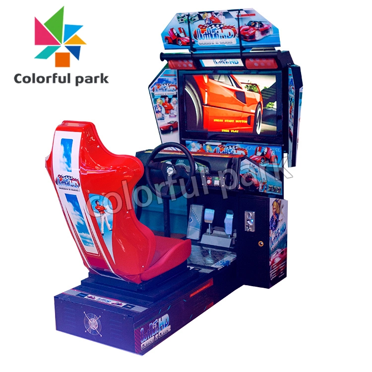 Parque colorido Outrun simulador de conducción Arcadecoin opera máquinas de juego