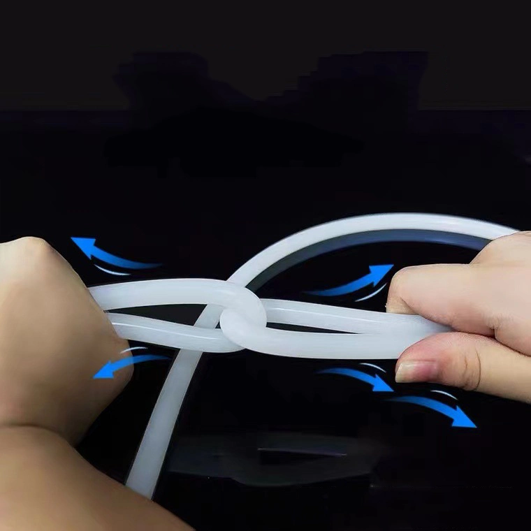 1-50mm Waterproof Heat Resistant Anti-Slip Silicone Rubber Sealing Strip Solid Round Bar Rods