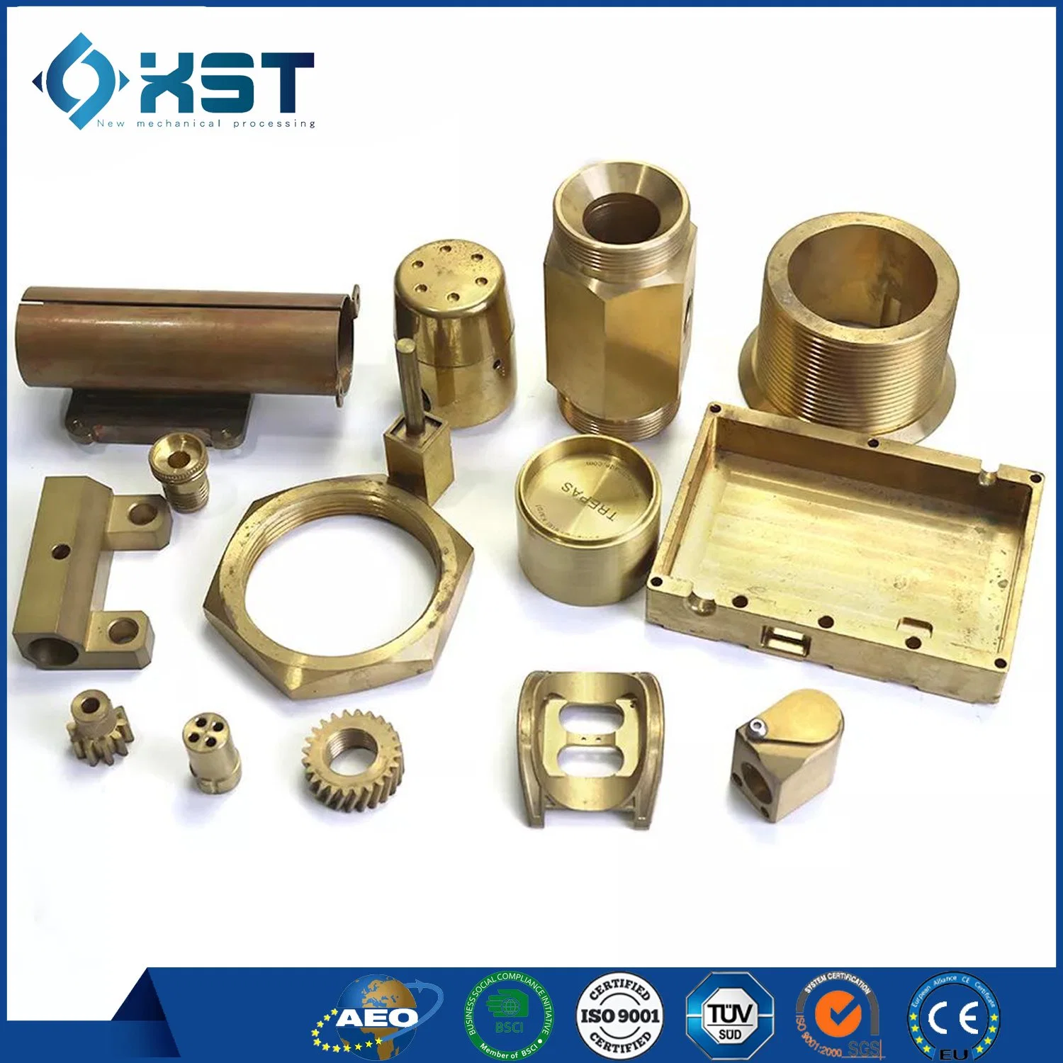 Custom CNC Turning Milling Machining Metal Brass Aluminum Stainless Steel 304 Components for Medical Aerospace Auto