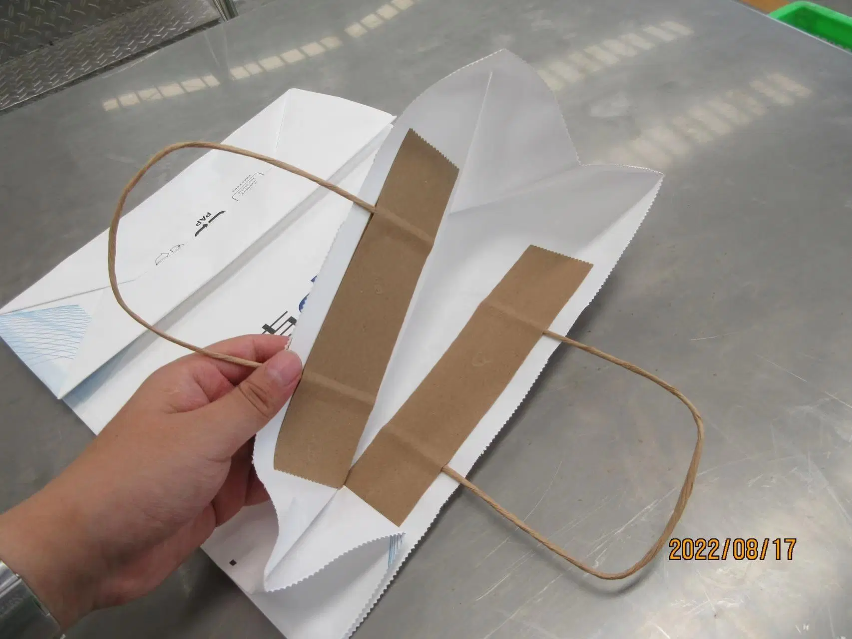 Znep ZD-F350q Twistted Rope Hands Paper Bag Machine with 4 Цветная встроенная