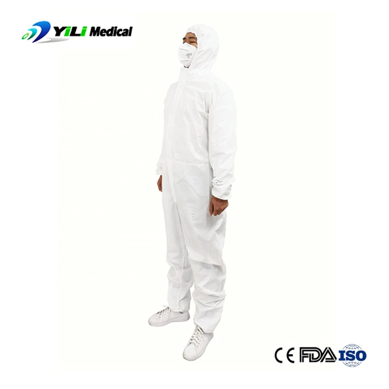 En14126 Hospital Medical Protective Coverall Surgical Isolation Gown