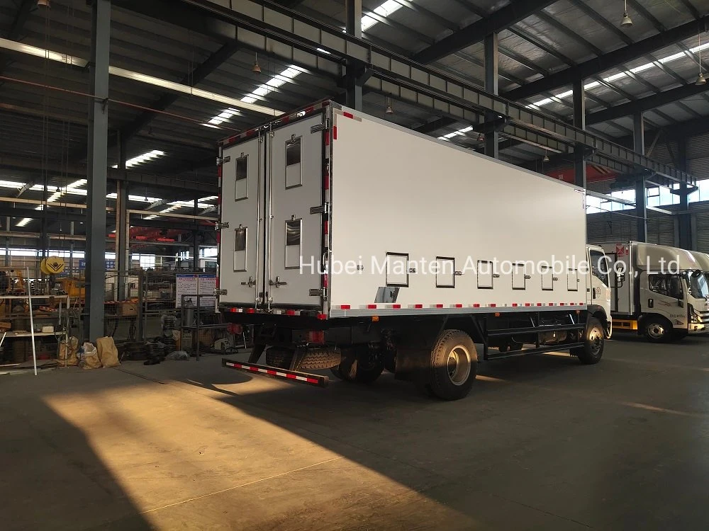 Sinotruk HOWO Aluminum Alloy Alive Chick Poultry Truck Living Chick Loading Truck with 10000PCS