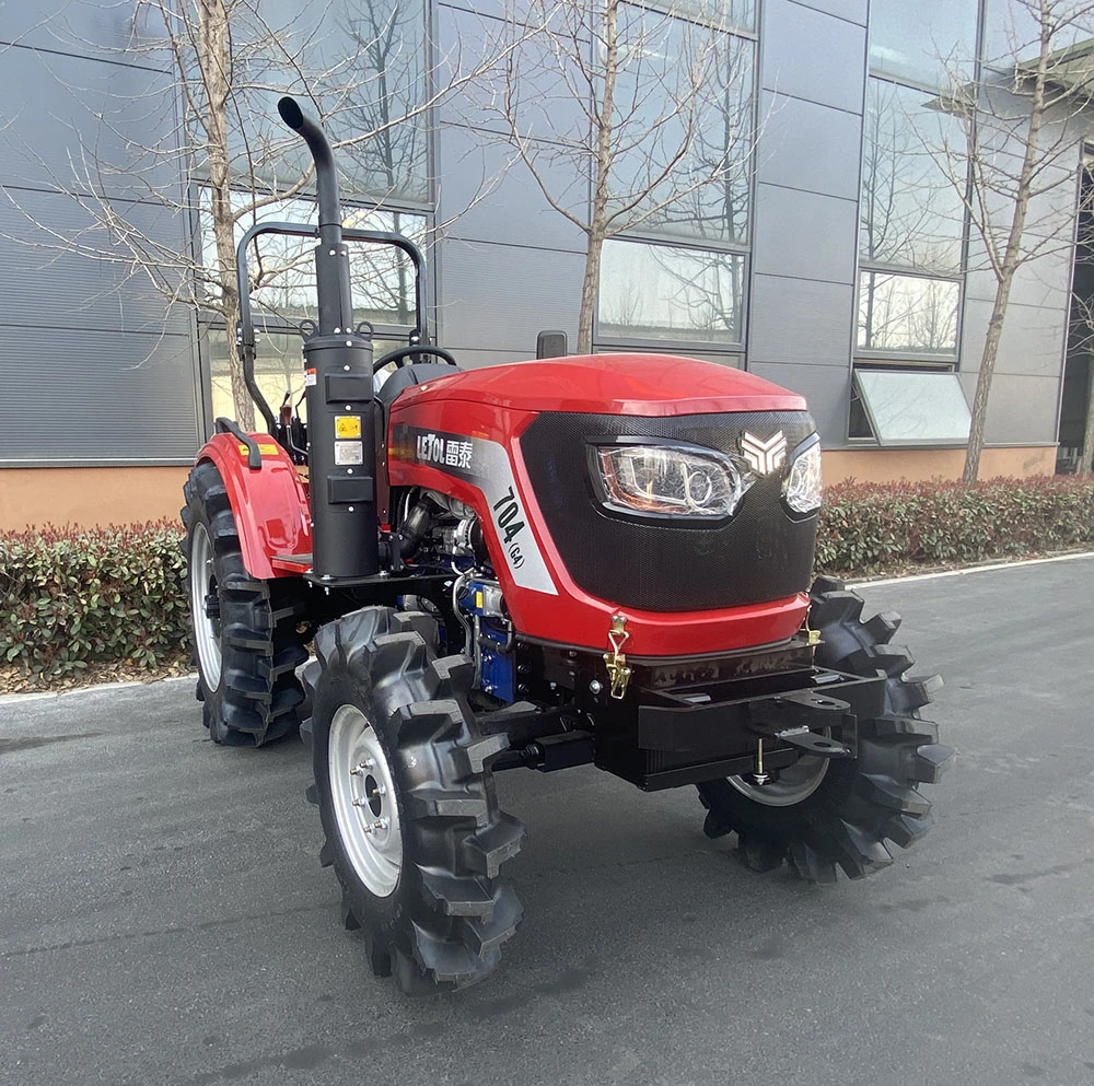 El modelo 704 Yto/Kubata Mini tractores pequeños 70 HP 4X4 El equipo de agricultura de la rueda de tractor chino Agricol césped Mini tractores agrícolas