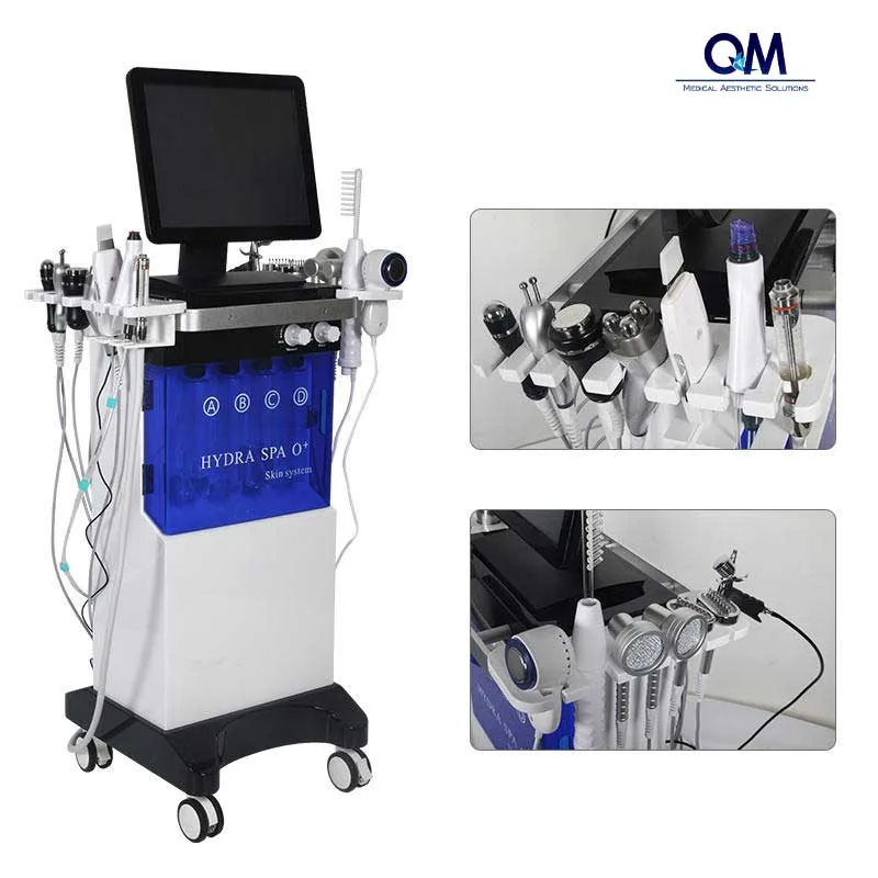 Machines hydrauliques Hydra Oxygen facial Microdermabrasion Diamant Dermabrasion Hydra Microdermabrasion Machine à visage Aqua Peel