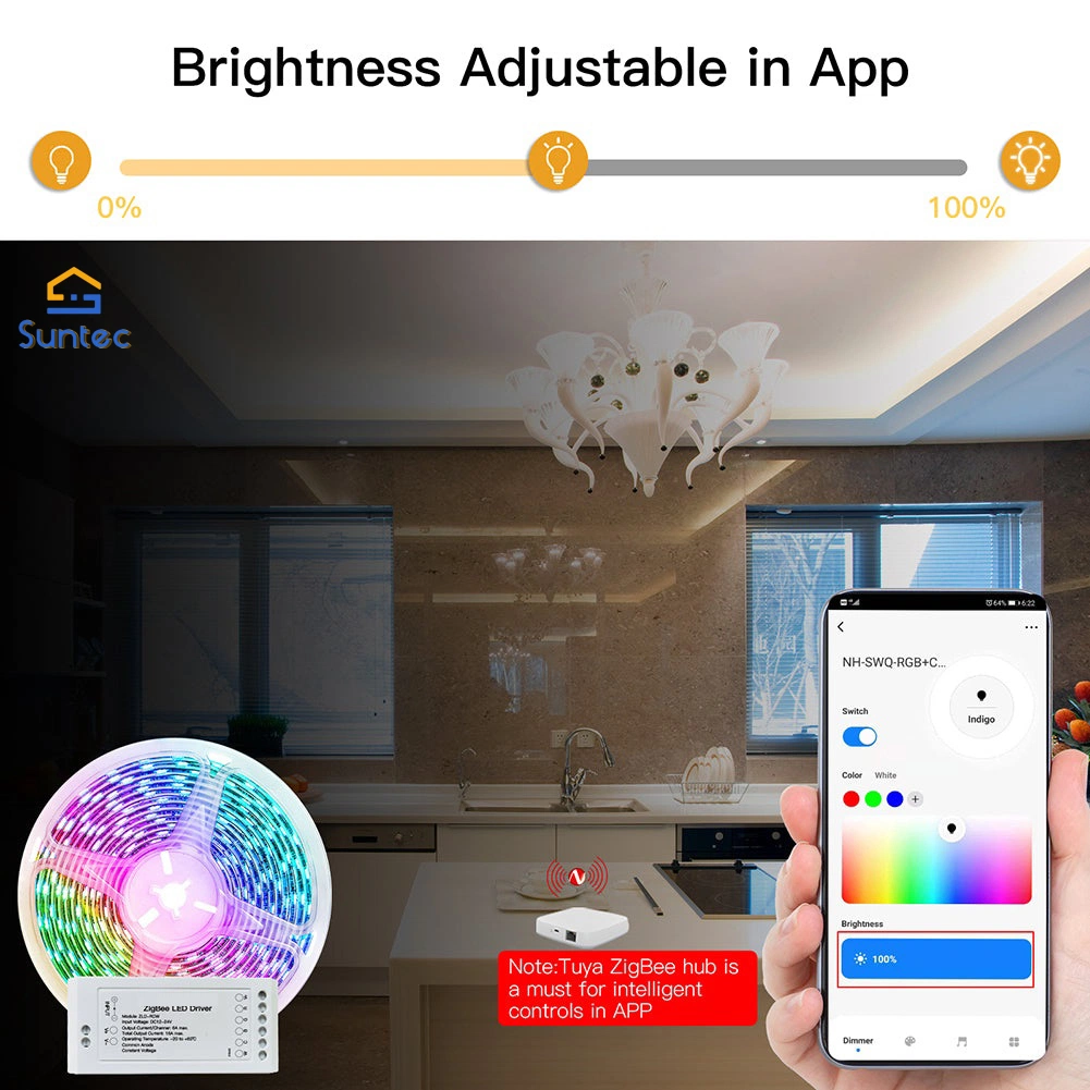 Precio barato Smart WiFi/Zigbee Tuya LED RGB flexibles Strip-Light