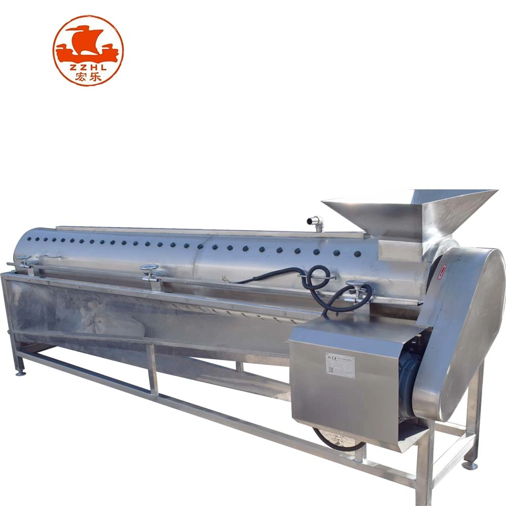 24h on Line 380V Wood Box Feet Peeler Chicken Processing Machine