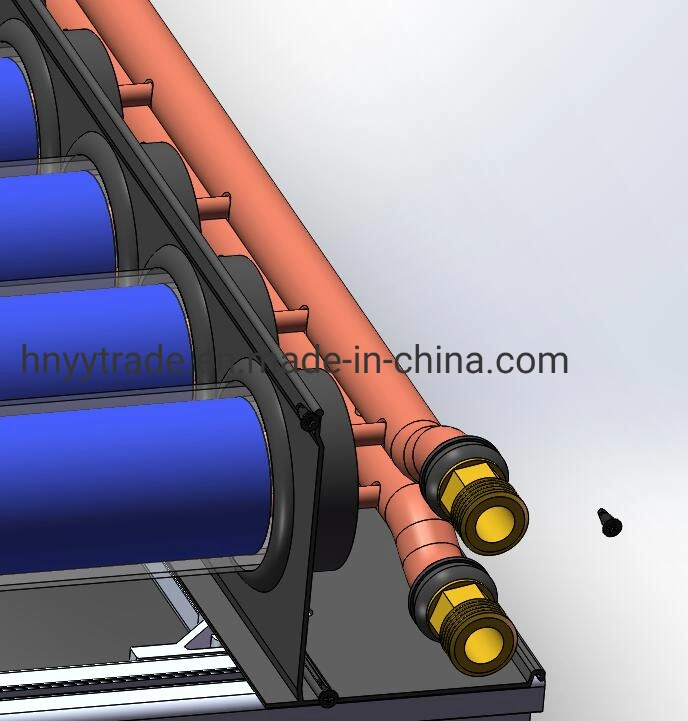 Copper Manifold Heat Pipe Solar Collector