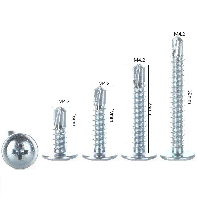 DIN7504 de alta calidad de obleas Pan auto cabeza de tornillo de perforación