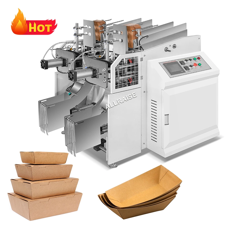 High Speed Paper Box Forming Machine Lunch Box Making Machine