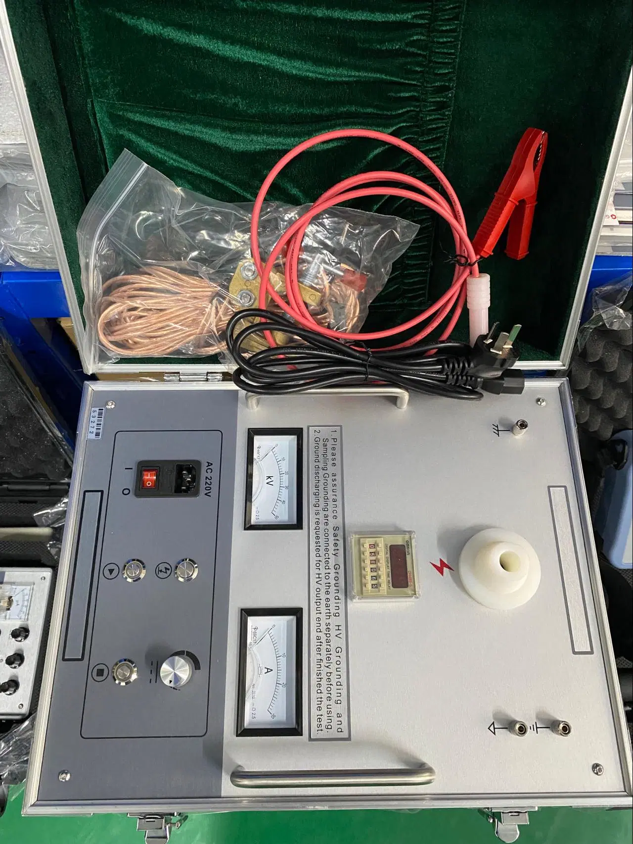 Original Factory Price 0-35kv Portable 4UF 2450j Underground High Voltage Pulse Generator for Cable Fault Testing