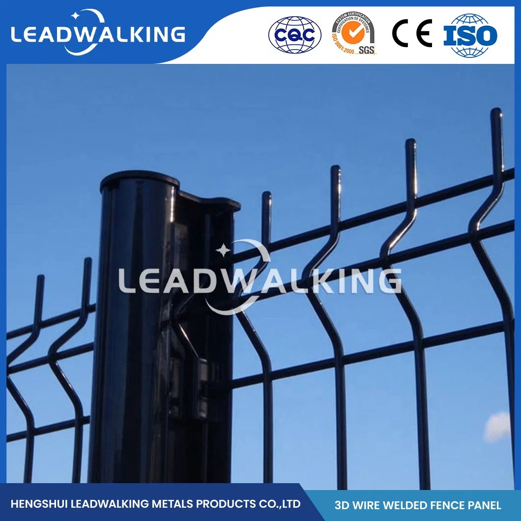 LeadWalking Kettenglied Zaunplatten Hersteller ODM Custom 3D gebogen Zaun China 3,0m Länge geschweißte Euro 3D Zaunplatte