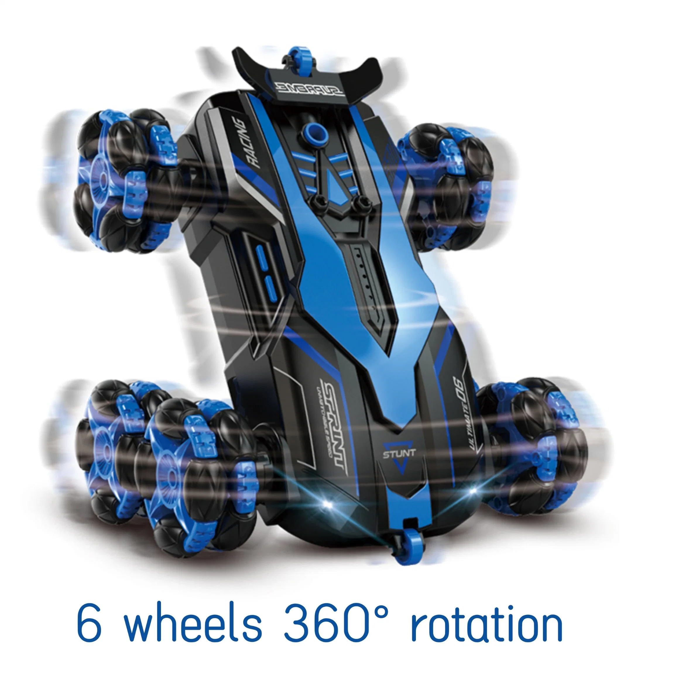 Remote Control Car 2.4G Stunt Car 6 Wheels RC Car for Kids Drift Race Car Toy 360 Degree Rotation Remote Control Toys with Sprayer