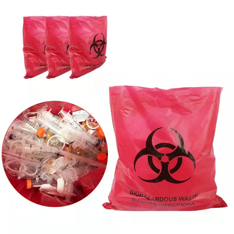 Hospital Biohazard Bag Garbage Bags Medical Waste Bag Clinical Waste Bags
