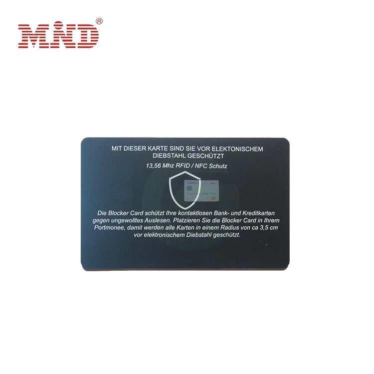 Top Sale Anti Theft Blocking RFID Credit Card Protector Anti Skimming Card