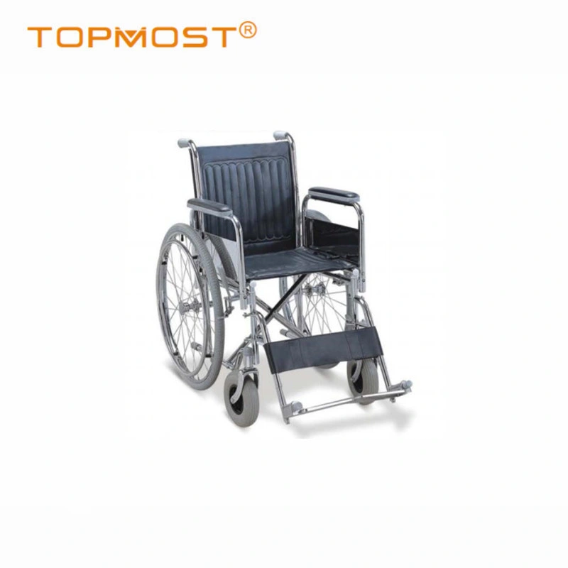 Manual Medical Wheelchair Lightweight Folding Wheelchair for Elderly or Disabled