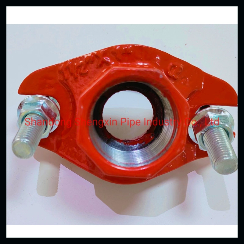 Ductile Iron Grooved Fittings/Sprinkler Mech. Tee Female Thread BSPT FM, UL