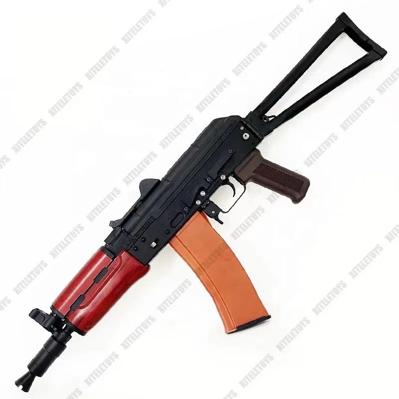 Nylon Ak74u Assault Rifle Metal Gear Electric Splatter Gel Ball Blaster with Water Beads Gel Bullet Outdoor Activities Toy Gun