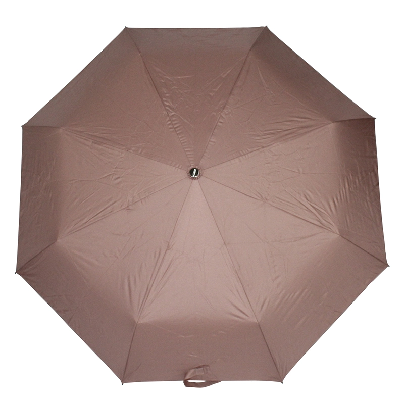 Brown quality Sun & Rain Anti-UV Folding Umbrella/ Promotional Gift for Man