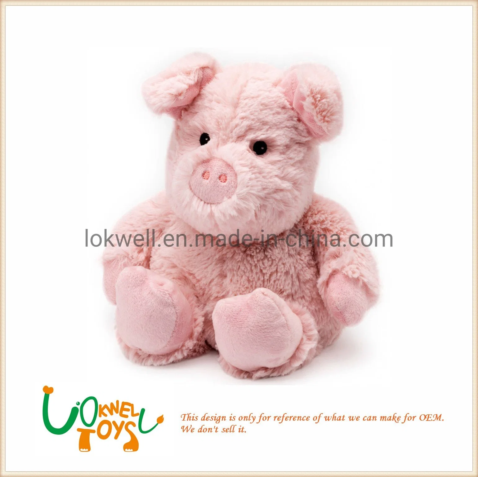 Plush & Stuffed Pig Toys with White Wing