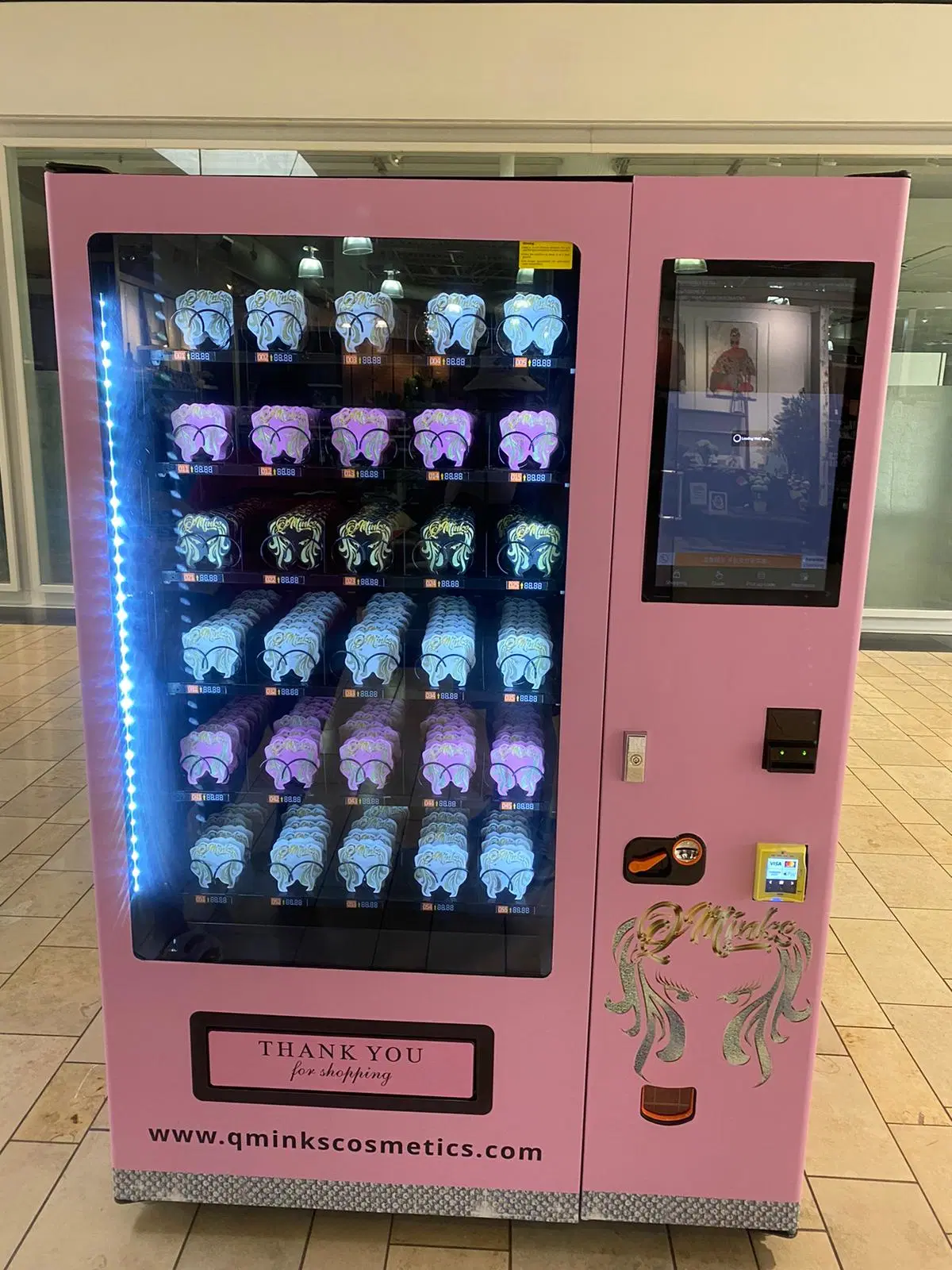 Top Vendor for Beauty Lashes Hair Makeup Vending Machine with Free Customization