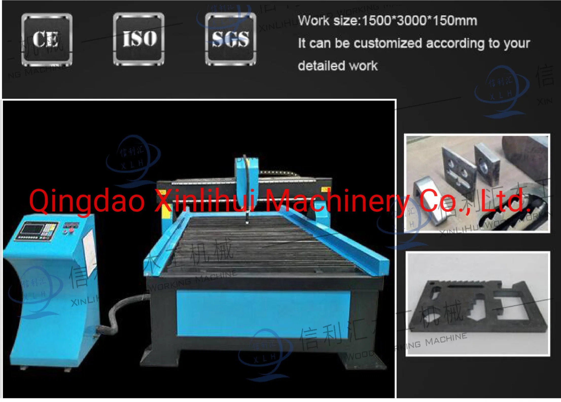 1325 1530 2030 CNC Plasma Cutting Machine Price for Metal CNC Plasma Cutter