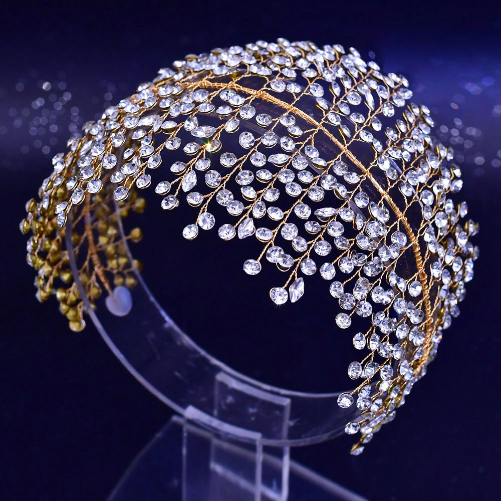 Yp124 Bride Hair Accessories Rhinestone Headband Bridal Headdress Wedding Accessory