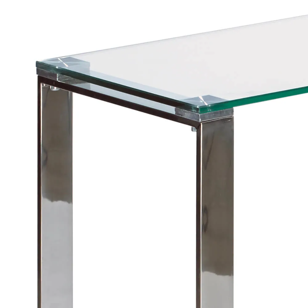 Table de luxe Console Table salon mobilier avec acier inoxydable Table basse aux jambes