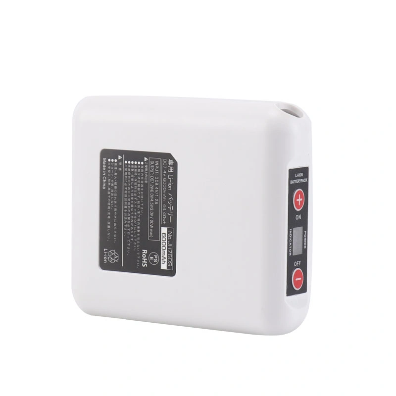 Batterie lithium-ion ronde 4400mAh 7,4V capacité batterie lithium-ion électrique Accessoires pour vêtements