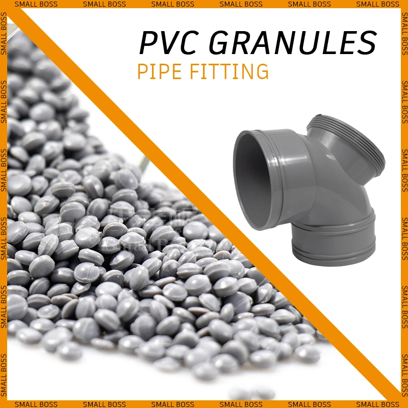 PVC Injection Molded Particles Granuels PVC Compound for UPVC Pipe Fittings
