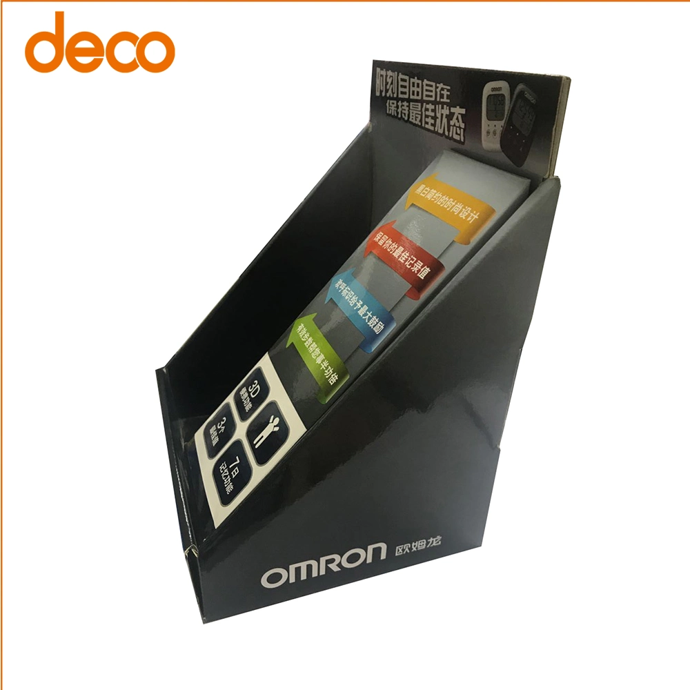 Small Corrugated Paper Counter Pedometer Display Box with Blank for Retail