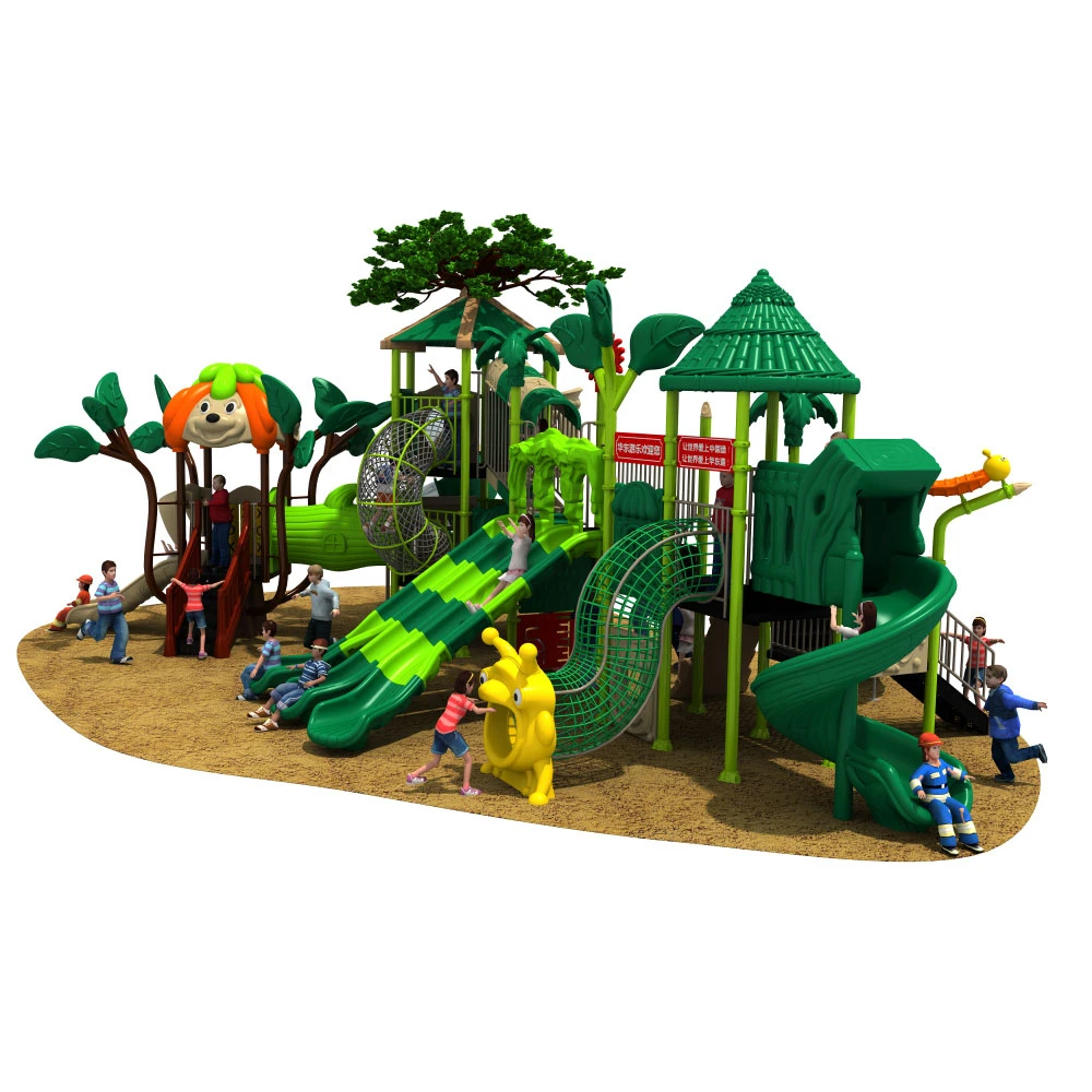 Nuevo bosque de los niños de la serie de juegos al aire libre Parque de Diversiones Anti-Fade Diseño personalizado de escalada infantil Selva Structre Juguetes