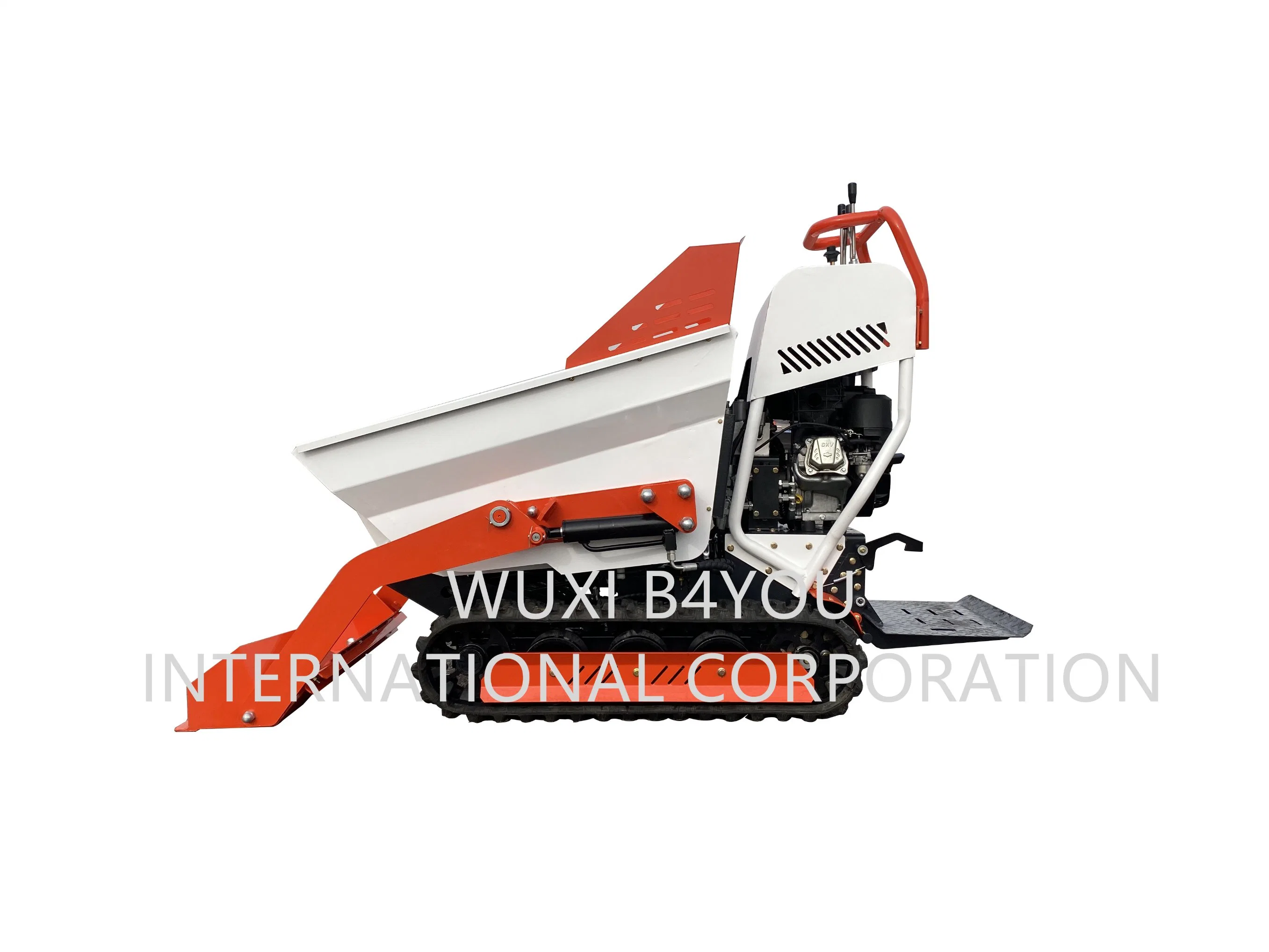 500kg Loading Flexible High Performance with CE Certification Used for Construction Barrow Mini Track Hydraulic Dumper