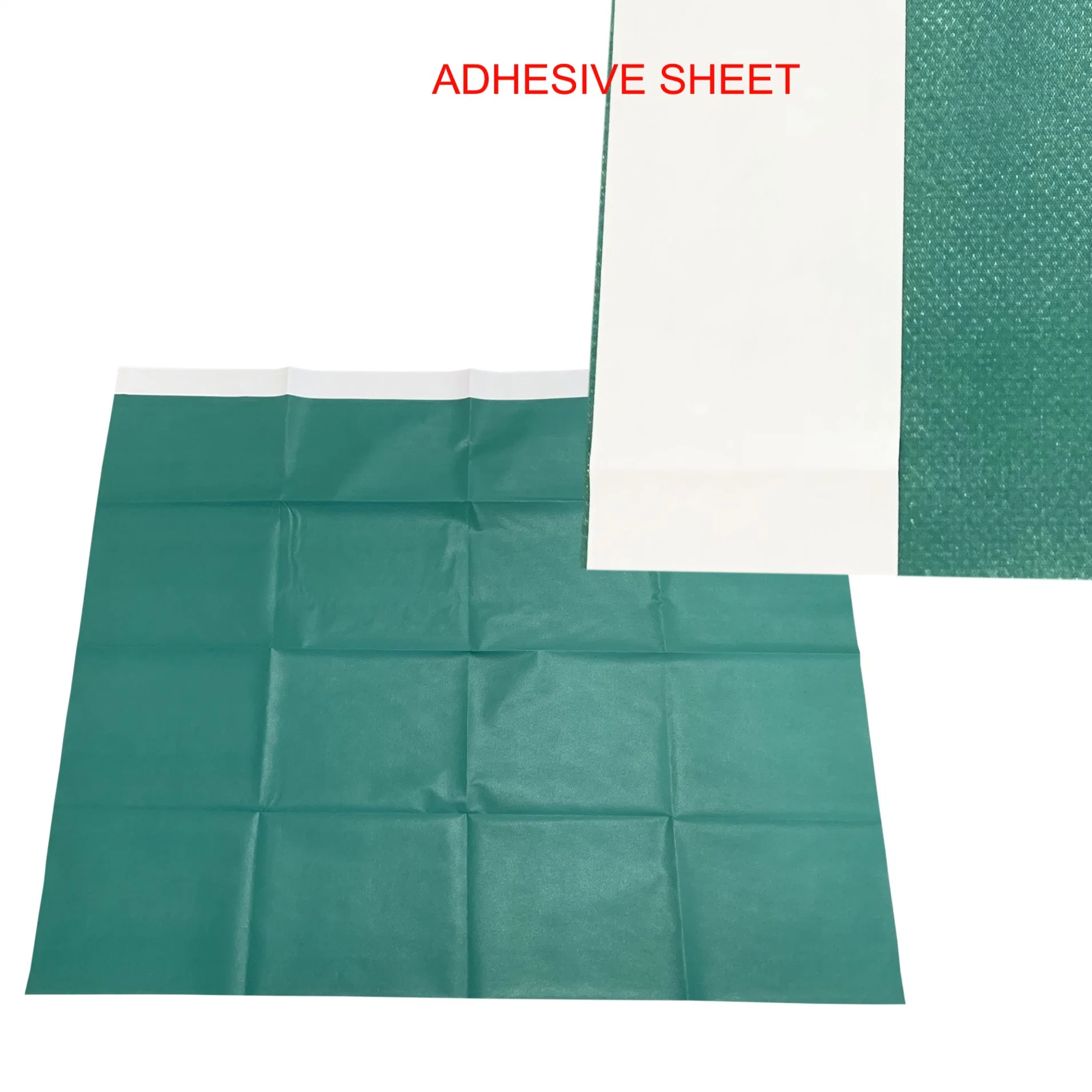 Disposable Surgical Adhesive Side Drape Blue Color