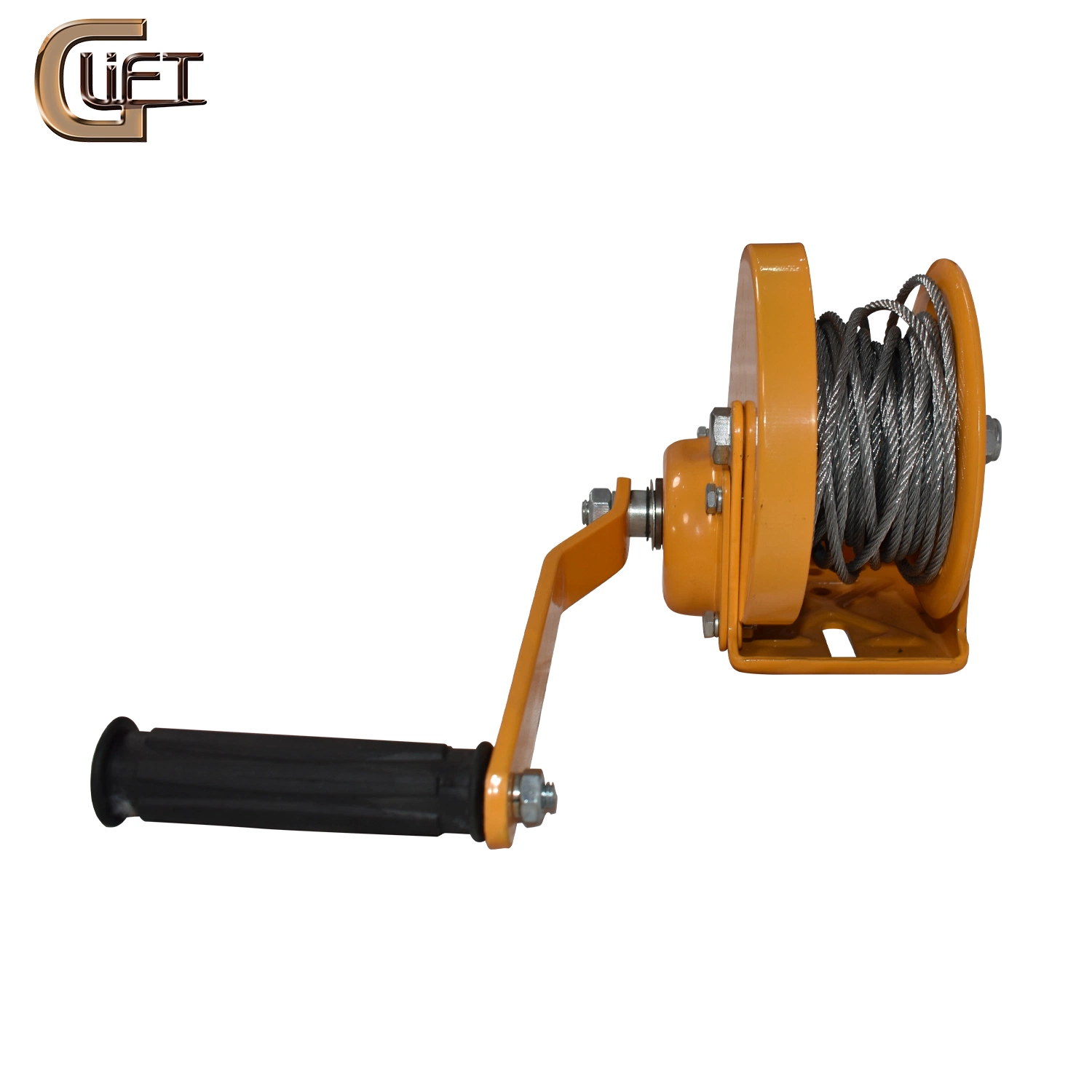 Bhw Tpye Auto-Brake Hand Winch for Pulling Cargo High Safety Portable Steel Cable for Marine Boat Trailer (BHW)